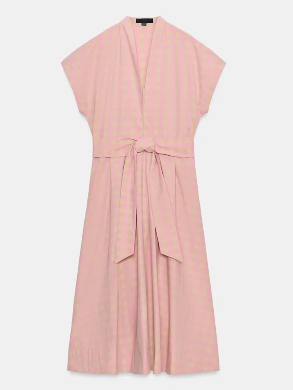 ZARA CHECK PLAID POPLIN DRESS ZW COLLECTION - Picture 6 of 11